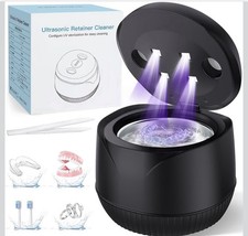 Dental Ultrasonic Retainer Cleaner Machine: 45Khz Dental Cleaning Pod with Digit