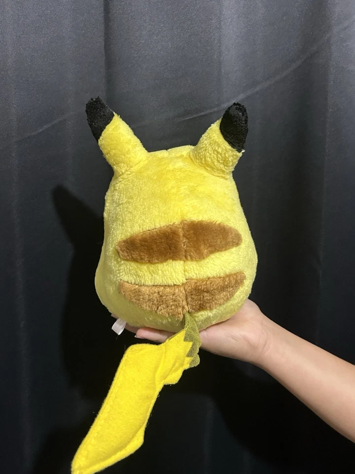 Pokémon Pikachu Jumbo Fat Pikachu Plush Toy 9" Nintendo Vintage Tomy HTF RARE - Image 3 of 4