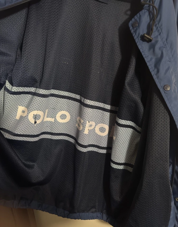 Cortavientos Polo Sport Ralph Lauren Grande Raro Foto 4 de 4