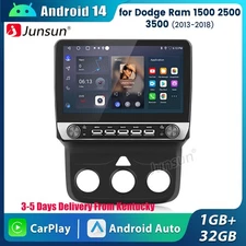 For 2013-2018 RAM 1500 2500 3500 10.1" Carplay Android14 Car Stereo Radio GPS BT