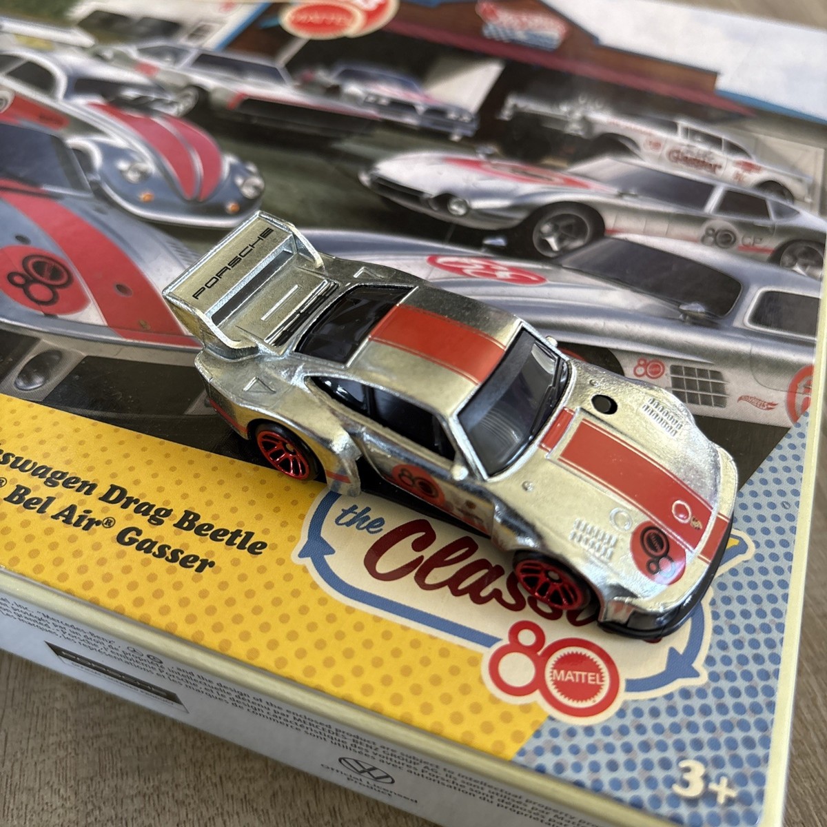80th Anniversary Hot Wheels 2025 Replay Classics ZAMAC PORSCHE 935
