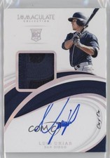 2019 Panini Immaculate Rookie Platinum 1/1 Luis Urias #16 Patch Auto 4d3