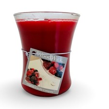 Cranberry Currant WOODWICK Candle 11.5oz Virginia Candle Co Wood Wick Crackling