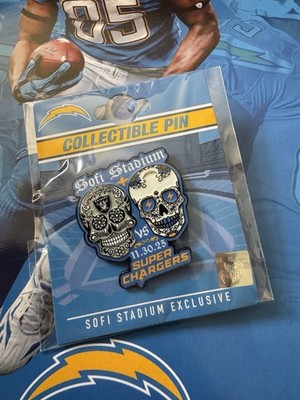 Chargers vs. Raiders Game Day Collectible Pin SoFi Stadium Exclusive - 11/30/25