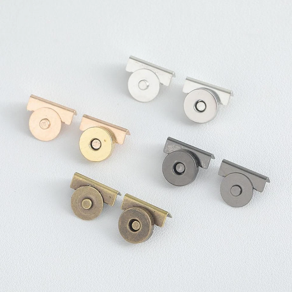 10pcs Magnetic Snaps, Magnetic Buttons Sew on Clasps Snap Fastener Magnets - Image 3 of 4