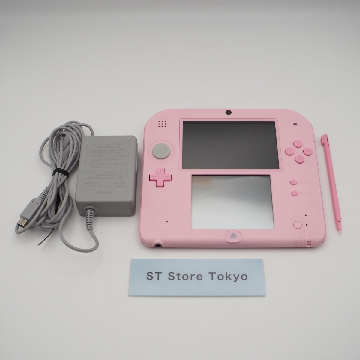まちこ2DS VG] Nintendo 2DS 3DS Console Pink Japanese ver Tested w/Charger