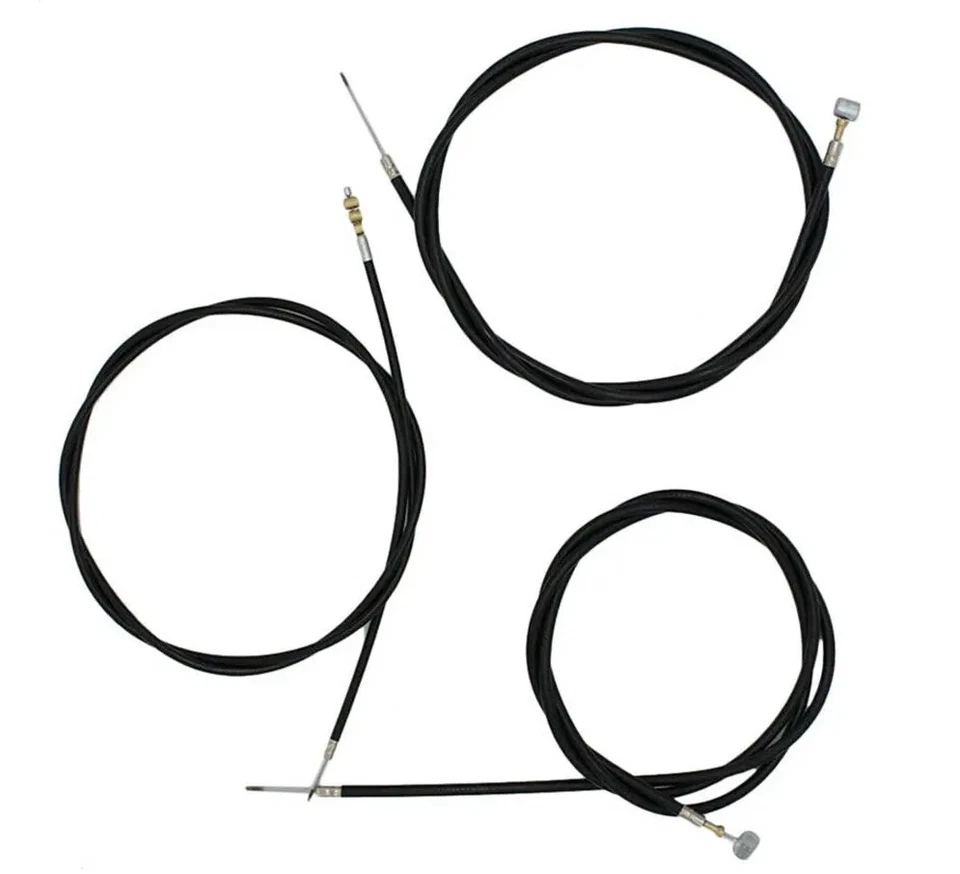 Kit de cable de embrague universal para motocicleta de 6 piezas + cable de freno + cable de acelerador Foto 2 de 4