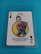 Eric Daze Card Chicago Blackhawks Hero Decks Playing Card Hockey Card NHL