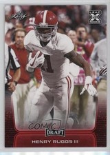 2020 Leaf Draft Red Henry Ruggs III #05 0t2