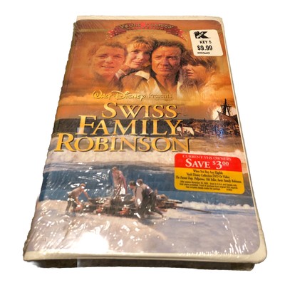 Swiss Family Robinson VHS Tape Walt Disney NEW Sealed Vintage | eBay