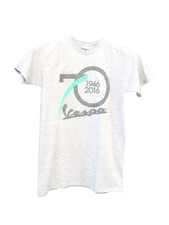 Vespa 70 Year Anniversary Celebration Grey T-Shirt New 606448M0