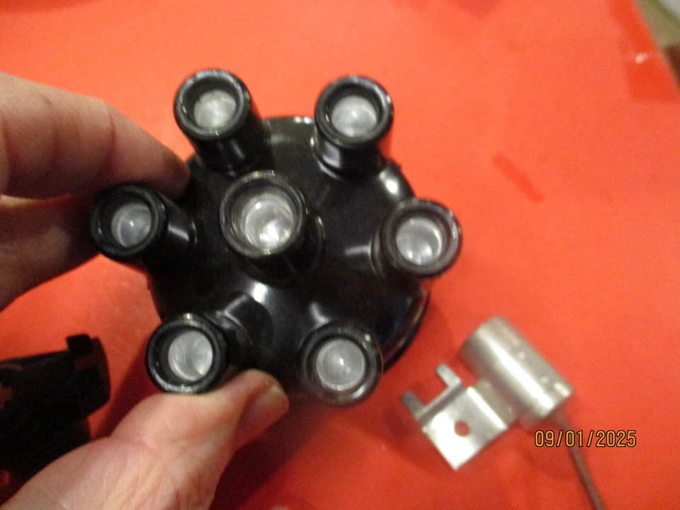 VOLVO 164 3.0L 1969-1971 -TAPA DISTRIBUIDOR Y ROTOR -PUNTOS-COND. Foto 2 de 3