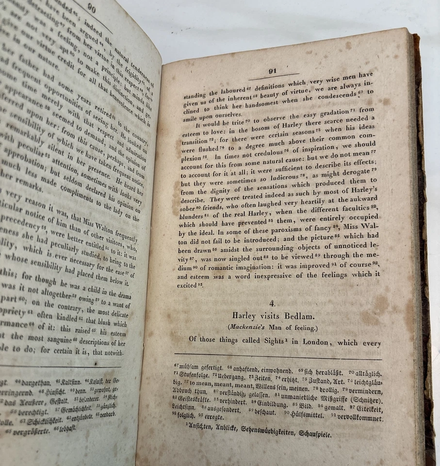 1837 Antique Textbook "The English Reader -Prose & Poetry English/German - Image 3 of 4