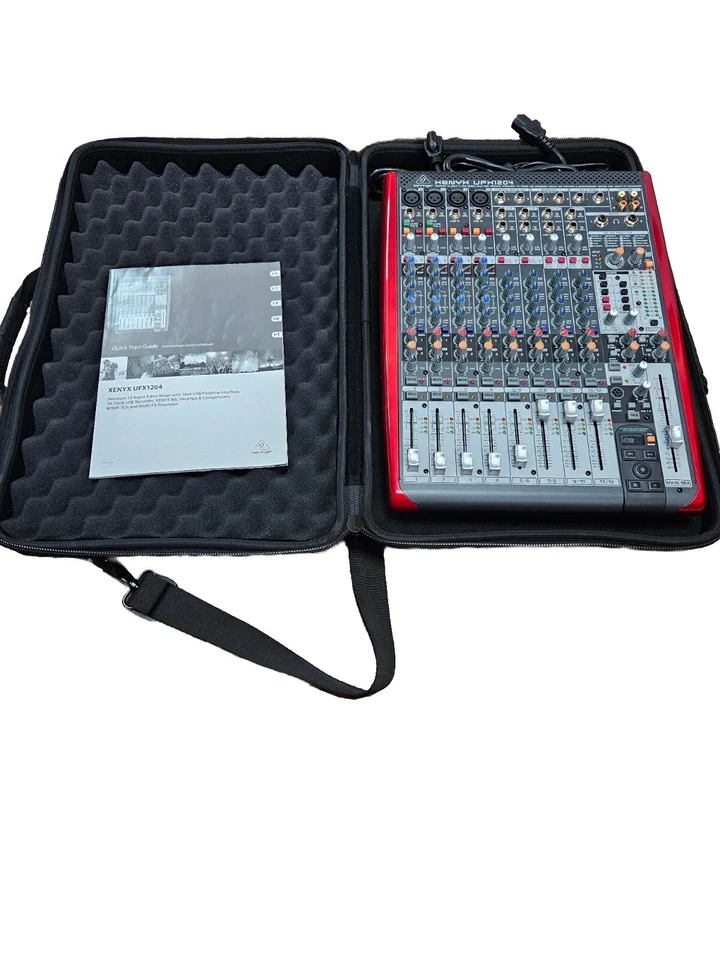 Behringer XENYX UFX1204 Premium 12-Input 4-Bus Mixer with 16x4 USB/Firewire 16x4 - Image 4 of 4