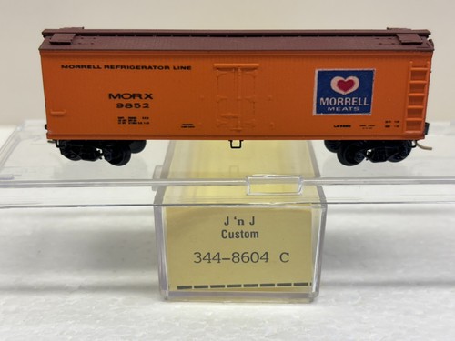 N Scale Micro Trains MTL JnJ Trains 344-8604-C Morrell MORX 9852 Wood Reefer