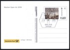 WACKEN Open Air 2018, Ganzsache (Szenen) mit Sonderstempel, Aufl. 1500