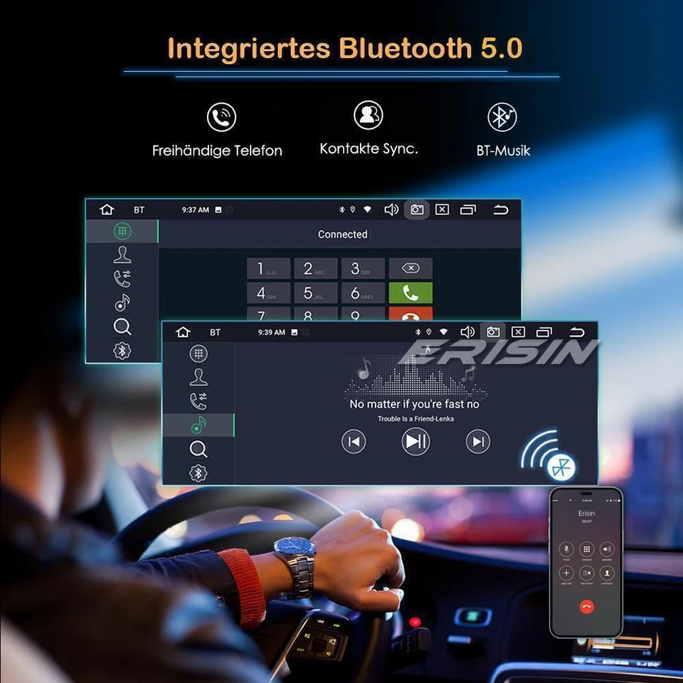 8.8“ Android 13 64GB GPS Autoradio DAB+CarPlay für BMW E46 3er M3 Rover 75 MG ZT - Bild 4 von 4