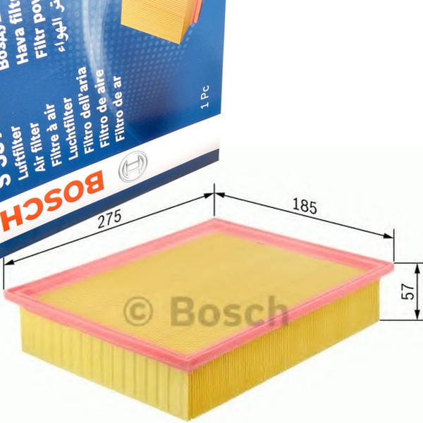 Bosch 1457433264 Luftfilter FüR Seat Cordoba Vario Ibiza Inca Toledo VW Caddy-image