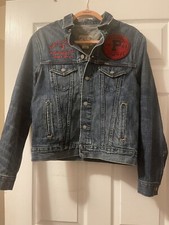 Polo Ralph Lauren Men's Denim Jacket Champs Eastern League Red Tiger Patch S