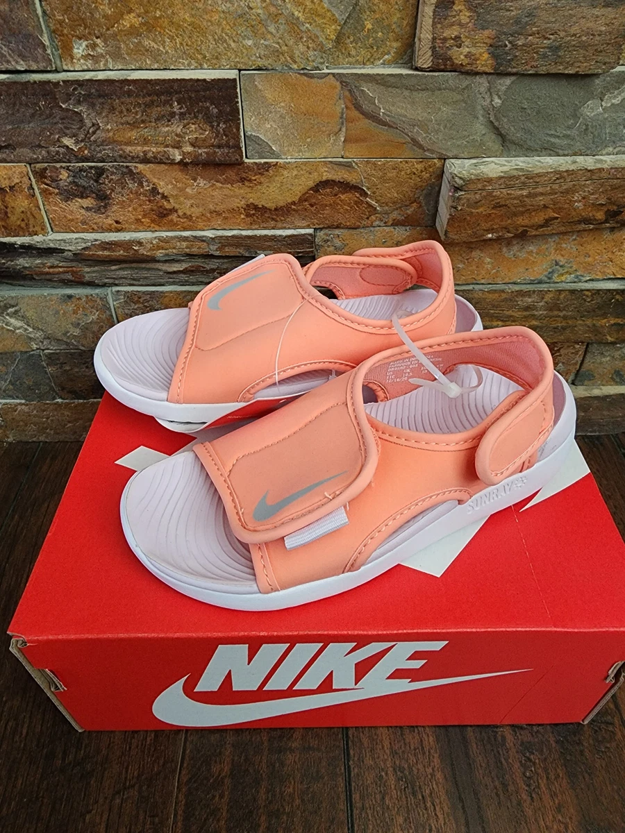 smaak Nodig hebben bescherming New NIKE Sunray Adjust 5 V2 Orange Youth Big Kids Sandals Size: 11C  #DB9562-602 | eBay