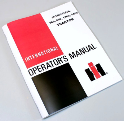 International 766 966 1066 1466 Tractor Service Parts Manual Repair Shop Set Ih - Foto 6