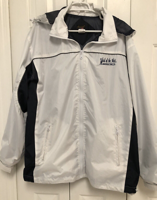 Niagara Falls Maid of the Mist Rain Jacket Womens Sz XL Coat White