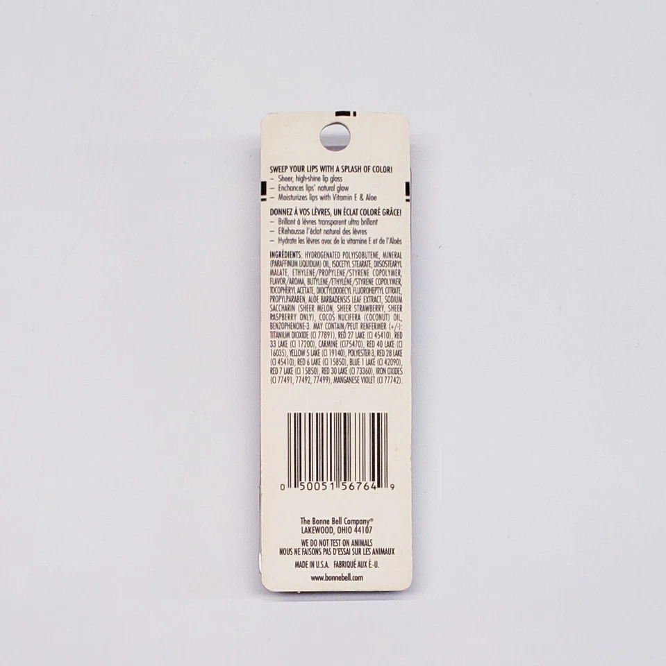 Bonne Bell 764 Vita Gloss O2 Lip Vintage- A Splash Of Color - Sheer Plum-NOS - Image 2 of 4