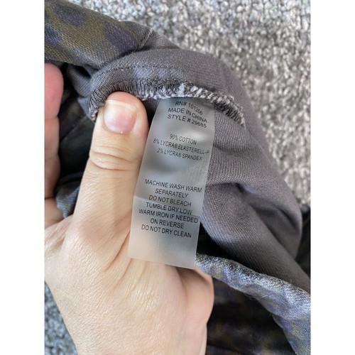 Soft Surroundings Metro Leggings Size Small Leopard Print Denim Pull On Jegging - Picture 5 of 15