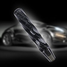 Jdm 30cm Crystal Black Bubble Shift Knob Manual Racing Gear Shifter M8 M10 M12