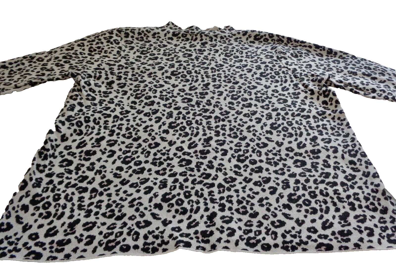 Womens Multi-Colored Pullover Mock Turtleneck Lon… - image 3