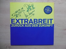 Extra wide autographs signed LP cover "Back From The Future" vinyl