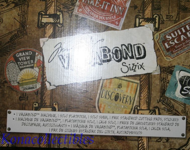 Tim Holtz VAGABOND Die Cutting Machine Used, Complete! 1st Edition eBay