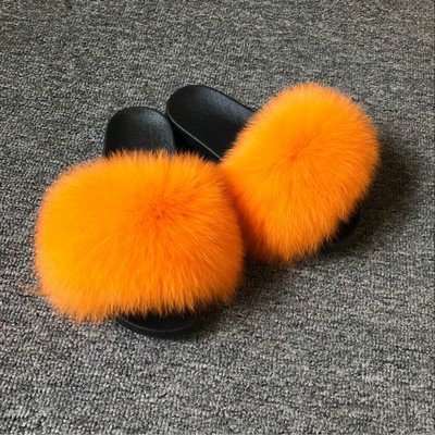 orange fluffy sliders