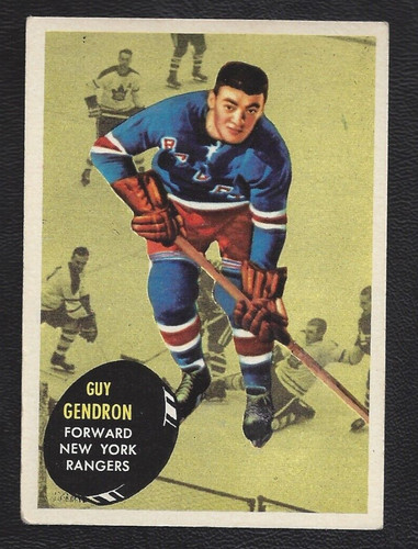 Guy Gendron #57 1961 Topps card