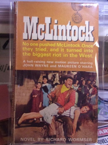 Richard Wormser, McLintock, first printing, movie tie in