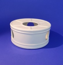Kronester Stövchen Teewärmer Porzellan weiss uni Neu Ø 16,5cm H: 7,5cm