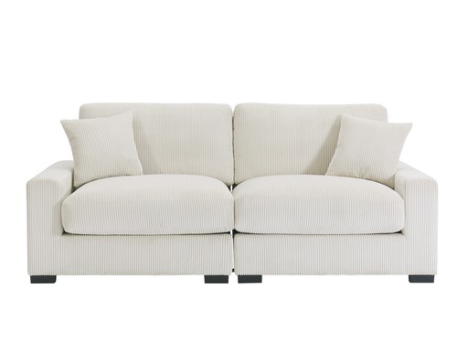Modular Sectional Sofa,4 Seater Oversized Sectional Sofa, Corduroy Fabric with 2 - Picture 10 of 12