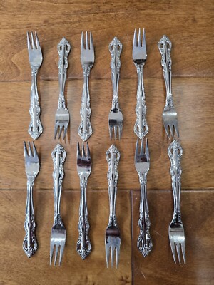 Vintage Pexim  Mini Fork Set 12 Stainless Steel Japan.