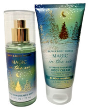 Bath  Body Works 2 Pc MAGIC IN THE AIR Mist  Cream Travel Size FREE SHIP