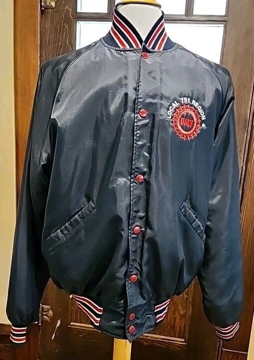 Vintage Union UAW Local 751 DECATUR IL NYLON JACKET Size Vintage Union UAW Local 751 DECATUR IL NYLON JACKET Size