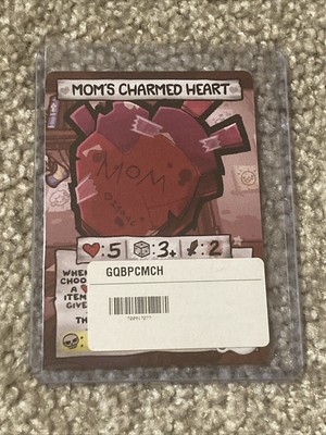 Mom s Charmed Heart - Binding Of Issac Four Souls Promo Card