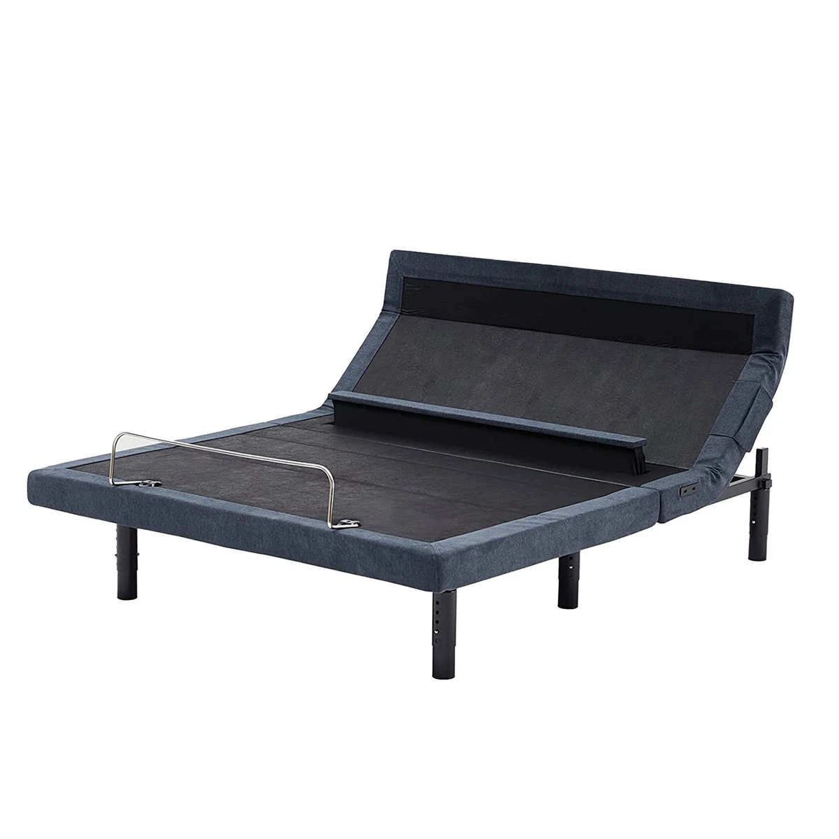 Adjustable Bed Frame with Lumbar Support and App Control Queen Used