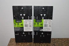 Pair Gibraltar Mailboxes Universal Mailbox Mounting Bracket Molded Plastic Black