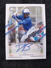 2021 Topps Pro Debut Base Auto #PD-94 Dasan Brown - GCL Blue Jays Stock Pic
