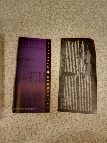STEVE MCQUEEN BULLITT WS 1997 VHS PAL UK Video WITH FLYERS PETER YATES - Picture 6 of 6