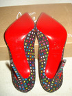 100% AUTHENTIC NEW WOMEN LOUBOUTIN HOT CHICK 100 POLKA DOTS PUMP/HEEL US 8 — photo 10