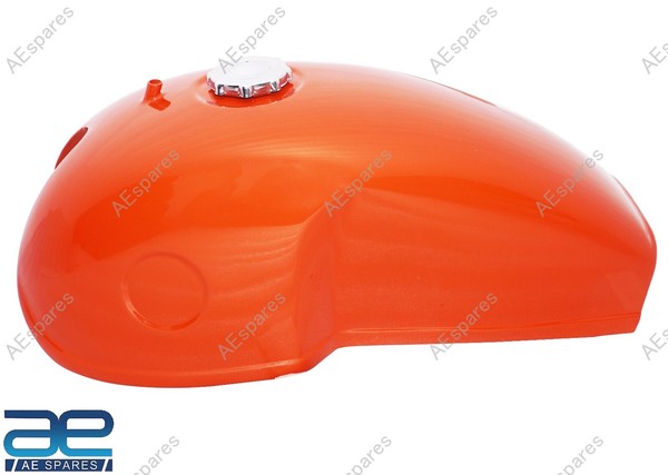 Benelli Mojave Cafe Racer 260 360 Orange Kraftstofftank Mit Tankdeckel S2U-image