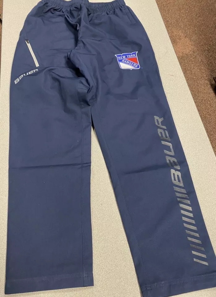 Hockey Bauer Team Apparel Lightweight Warmup Pants Sz XS New York Rangers  Mint!