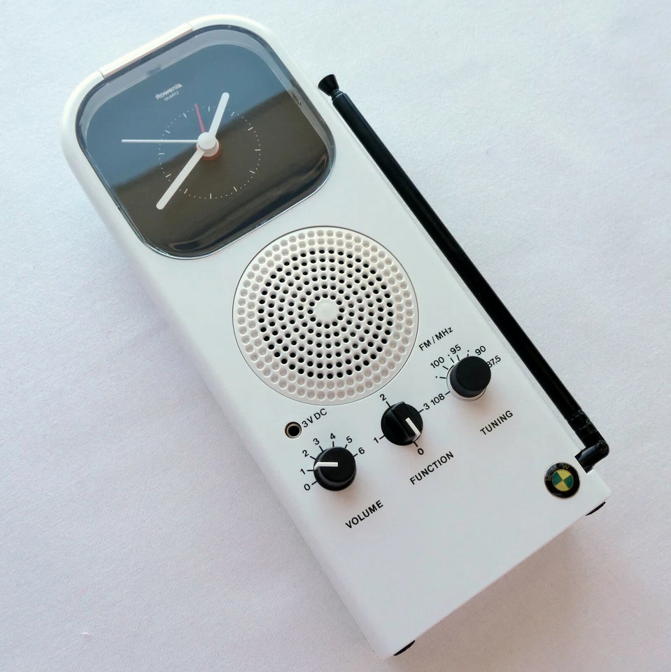 BMW Classic Rowenta Sport Retro Car Accessory Alarm Radio Desk Clock Watch - Image 2 of 4