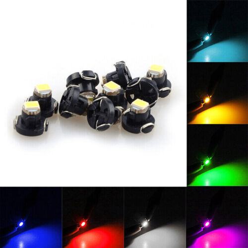 10/20x T3 Neo Wedge Car Instrument Cluster Panel Lamps Gauge LED Bulbs Universal - Picture 5 of 21
